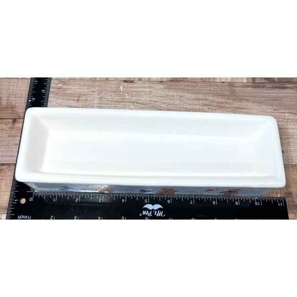 House Of Lloyd 1988 Ceramic Cracker Dish With Bear & Goose Design - Picture 7 of 8